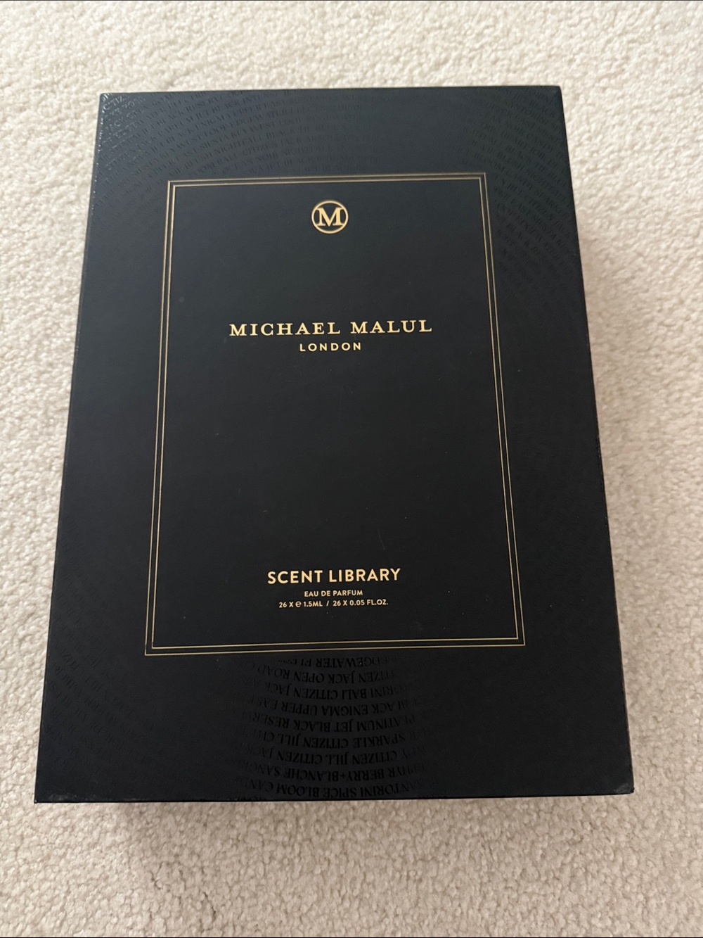 Michael Malul London Scent Library - Black & Gold Box